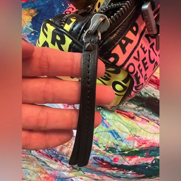 L.A.M.B. Yellow Pink satchel - Picture 10 of 10